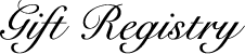Gift Registry